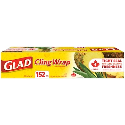 Glad ClingWrap Plastic Wrap 152 Metre Roll 152 ea, $0.06/1ea