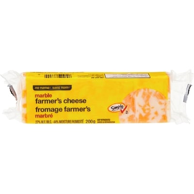 No Name Farmer's Marble Cheese 200 g, $2.00/100g