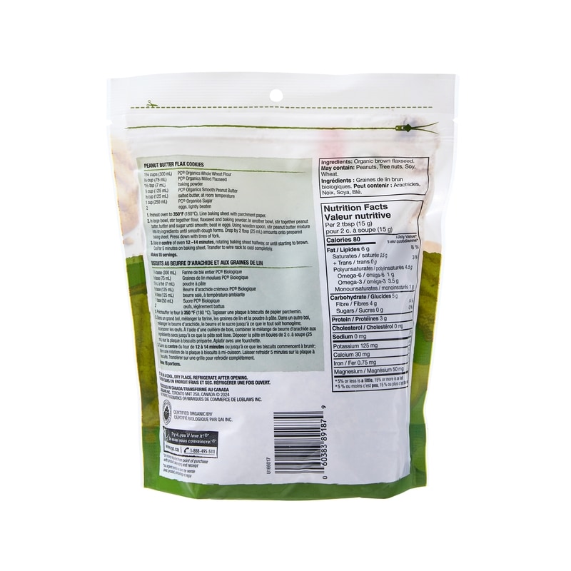 Milled Flaxseed, Organic