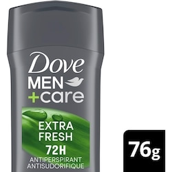 Dove Antisudorifique en Bâton pour 72h de protection, Extra Fresh 76 g, 11,83 $/100g