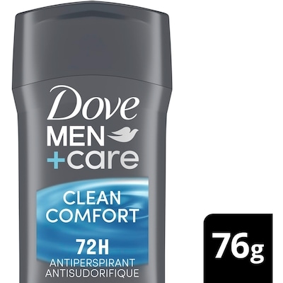 Dove Men+Care Clean Comfort Antiperspirant Stick 76 g, $12.54/100g