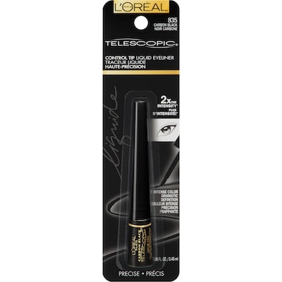 L'Oreal Paris Telescopic Precision Liquid Eyeliner, Carbon Black 1 ea, $13.49/1ea