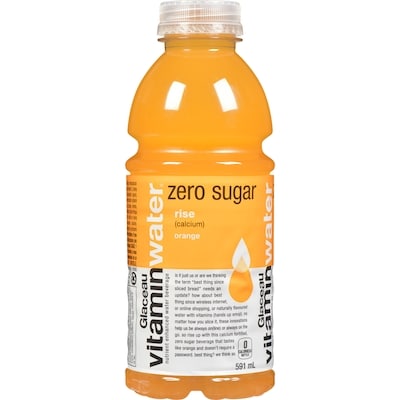 Glaceau vitaminwater Zero Calorie Rise Bottle Nutrient Enhanced , Bottle 591 ml, $0.51/100ml