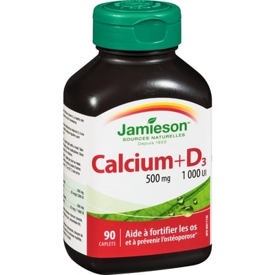 Calcium 500 mg + Vitamine D3 1 000 UI