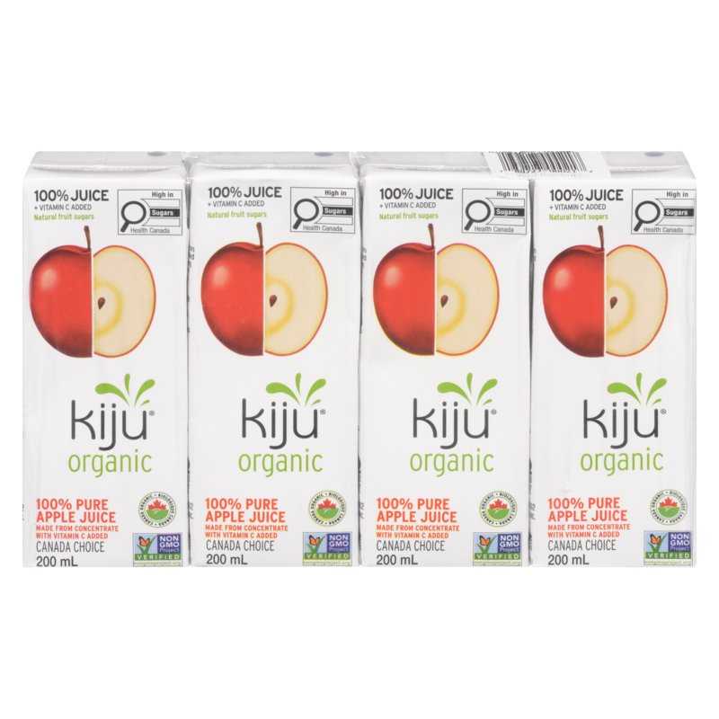 Organic 100% Pure Apple Juice Boxes