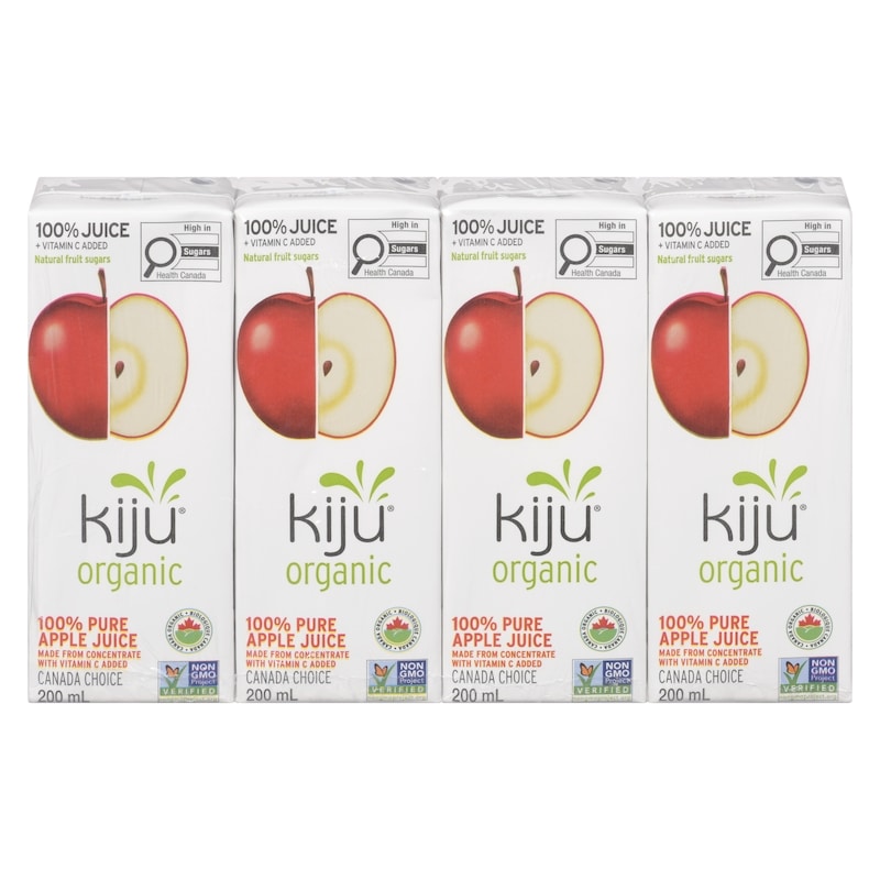 Organic 100% Pure Apple Juice Boxes