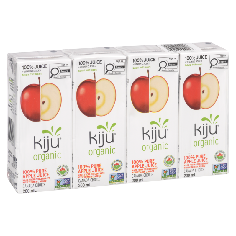 Organic 100% Pure Apple Juice Boxes