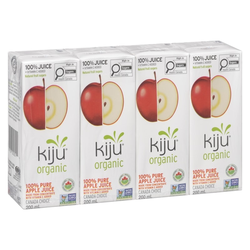 Organic 100% Pure Apple Juice Boxes