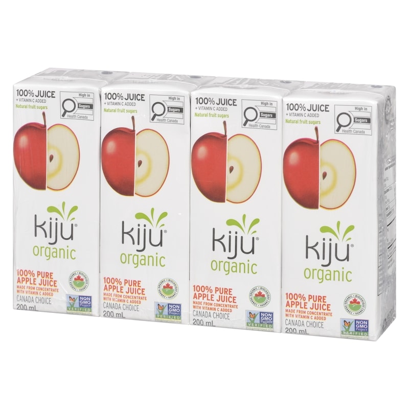 Organic 100% Pure Apple Juice Boxes