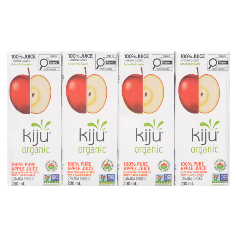 Organic 100% Pure Apple Juice Boxes