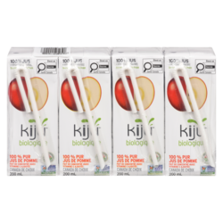 Kiju Boîtes de jus de pomme biologique 100% 4x200.0 ml, 0,41 $/100ml