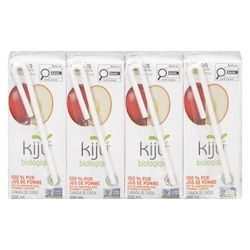 Kiju Boîtes de jus de pomme biologique 100% 4x200.0 ml, 0,34 $/100ml
