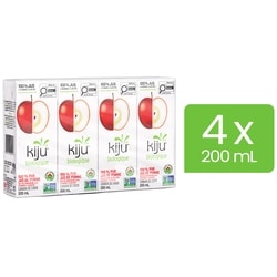 Kiju Boîtes de jus de pomme 4x200.0 ml, 0,38 $/100ml