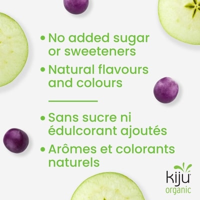 Boîtes de jus de fruits pomme et raisin