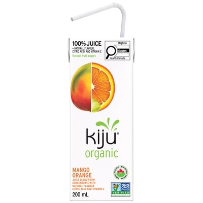 Mango Orange Fruit Juice Boxes