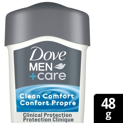 Dove Antisudorifique pour 96 h de protection, Clean Comfort 48 g, 24,98 $/100g