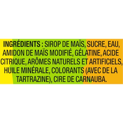 Gummies cinq saveurs