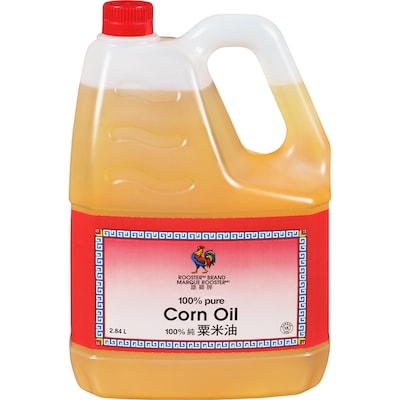 Rooster 100% Pure Corn Oil 2.84 l, $0.63/100ml