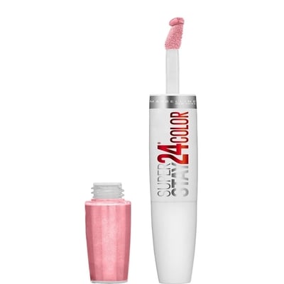 Maybelline Super Stay 24 Color Lip Color & Balm Topcoat 110 So Pearly Pink 4.1 g, $353.41/100g