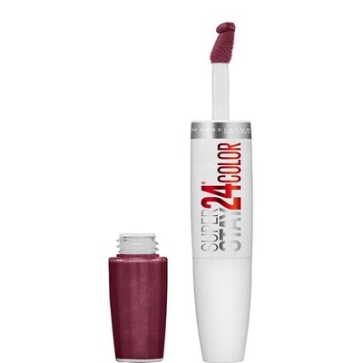 Maybelline Colorant à lèvres Super Stay 24 Color avec baume, nuance 050 Unlimited Raisin 4.1 g, 353,41 $/100g