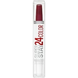 Super Stay 24 Color Lip Color & Balm Topcoat 115 Forever Chestnut