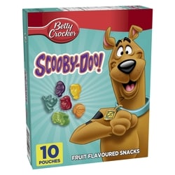 Betty Crocker Scooby-Doo - Fruit Flavoured Snacks 226 g, $1.11/100g