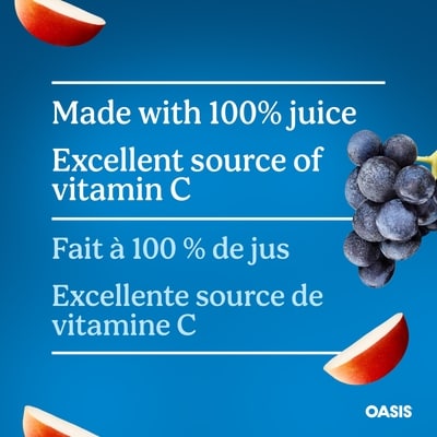 Jus de pomme et raisin