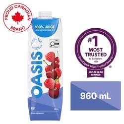 Oasis Berry Juice 960 ml, $0.13/100ml