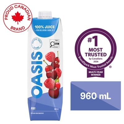 Oasis Berry Juice 960 ml, $0.29/100ml