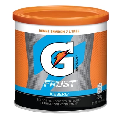 Gatorade Gatorade Frost Iceberg (Instantané) Mélange de boissons en cristaux 560 g, 1,61 $/100g