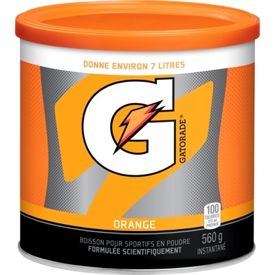 Gatorade Gatorade Orange (Instantané) Mélange de boissons en cristaux 560 g, 1,07 $/100g