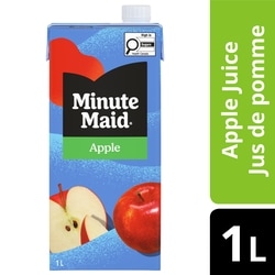 Minute Maid Apple Juice Carton 1 l, $0.23/100ml