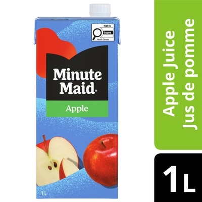 Minute Maid Apple Juice Carton 1 l, $0.19/100ml