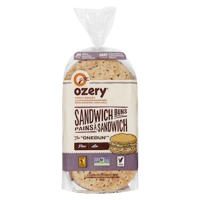 Ozery’s Pains à sandwichs Onebun au lin 8x75.0 g, 0,78 $/100g