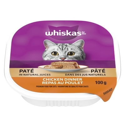 Whiskas Chicken Dinner Wet Cat Food 100 g, $1.69/100g