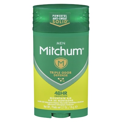 Mitchum Men bâton invisible antisudorifique et désodorisant air de montagne 76 g, 10,51 $/100g