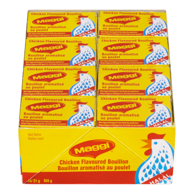 Maggi Cubes de bouillon de poulet 24x21.0 g, 1,14 $/100g