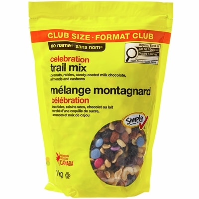 Sans Nom Mélange pour fêtes, format club 1 kg, 1,30 $/100g