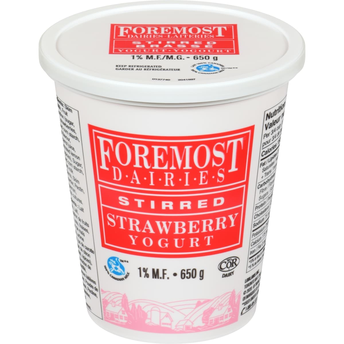 Foremost Strawberry Stirred Yogurt