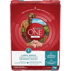 Purina ONE +Plus Large Breed Formula Chicken, Dry Dog Food - 7 kg
