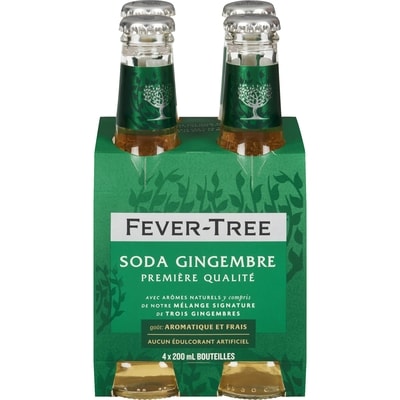Fever-Tree Soda au gingembre 4x200.0 ml, 1,06 $/100ml