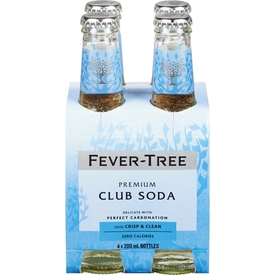 Fever Tree Soda Water 4x200.0 ml, $1.00/100ml