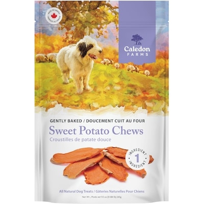 Caledon Farms Sweet Potato Chews Dog Treats 265 g, $3.02/100g