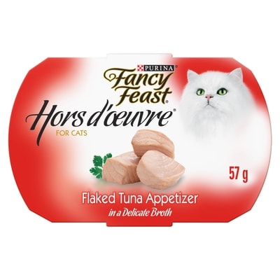 Purina Fancy Feast Hors d'Oeuvre Cat Treats Flaked Tuna Appetizer 57 g, $4.02/100g