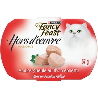 Purina Fancy Feast hors d'œuvre amuse-gueule au thon émietté, complément pour chats 57 g, 3,67 $/100g