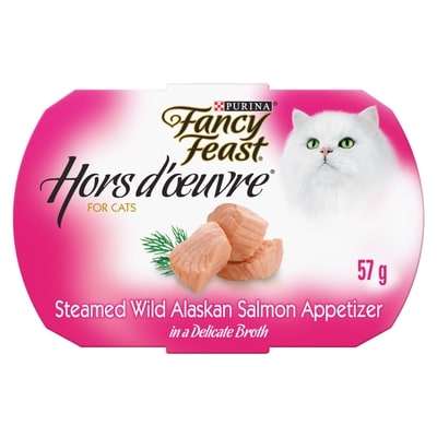 Purina Fancy Feast Hors d'Oeuvre Cat Treats Steamed Wild Alaskan Salmon Appetizer 57 g, $4.02/100g