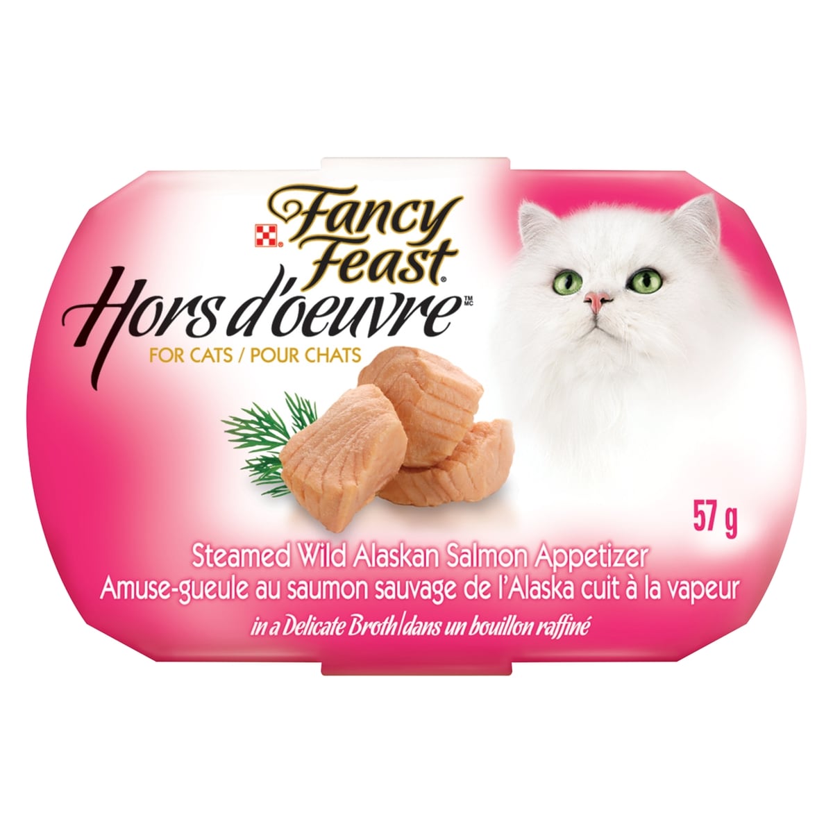 Purina Hors d'Oeuvre Amuse-Gueule au Saumon Sauvage de l'Alaska Cuit a la Vapeur Nourriture pour Chats 57 g, 3,67 $/100g