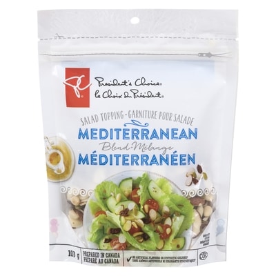 le Choix du Président Garniture pour salade, mélange méditerranéen 100 g, 4,79 $/100g