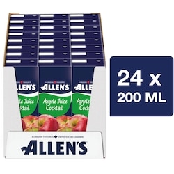 Allen's Apple Juice Cocktail 24x200.0 ml, $0.17/100ml