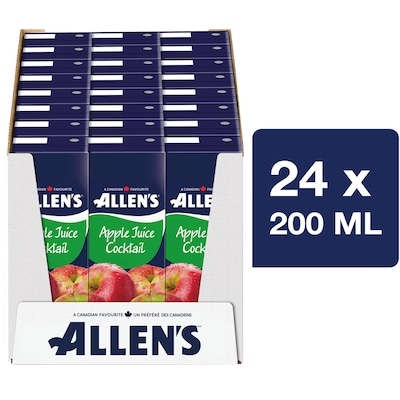 Allen's Apple Juice Cocktail 24x200.0 ml, $0.17/100ml